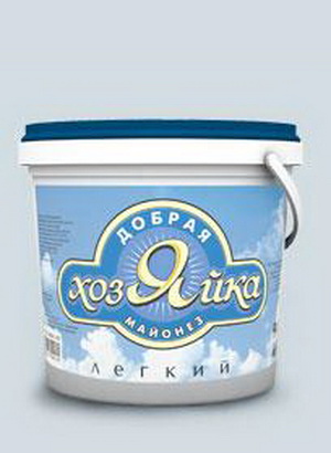 4604307000730 — Майонез «Добрая хозяйка» Легкий, пластик.ведро 860 г