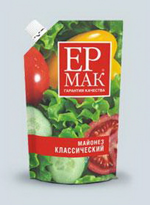 4604307001973 — Майонез «Ермак» Классический, дой-пак 210 г