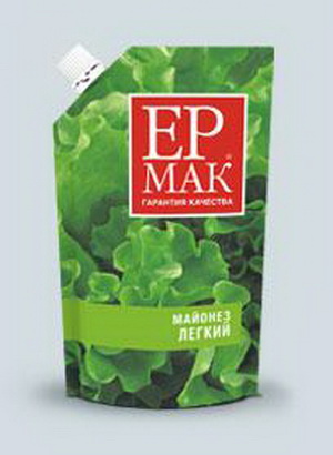 4604307002048 — Майонез «Ермак» Легкий, дой-пак 210 г