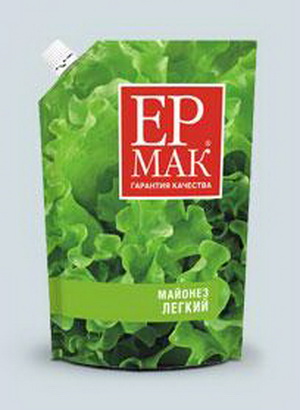 4604307002055 — Майонез «Ермак» Легкий, дой-пак 420 г