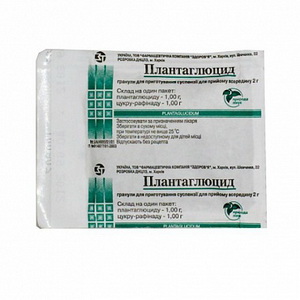 4605180005805 — Плантаглюцид, гранулы 2г 25шт