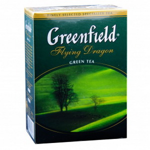 4605246003578 — Чай зелёный байховый китайский Flying Dragon "Greenfield", 100г