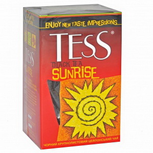 4605246005879 — Черный чай BLACK TEA "TESS" SUNRISE, 100Г 