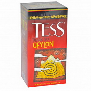 4605246006333 — ЧАЙ ЦЕЙЛОНСКИЙ ЧЕРНЫЙ БАЙХОВЫЙ "TESS CEYLON" 25 ПАКЕТИКОВ
