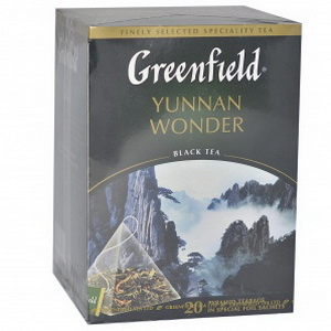 4605246008993 — Чай "Greenfield" Yunnan Wonder Чёрный 20*2г