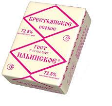 4605290001285 — Масло растительно-сливочное "Крестьянское" особое, 72,5%, 185г.
