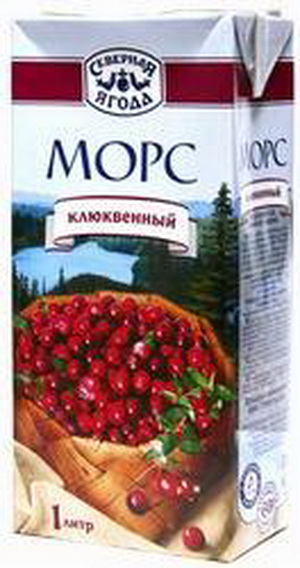 4605408261013 — Морс "Северная ягода" клюквенный, 1 л