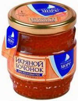 4605561002225 — Икра горбуши "Икряной бочонок", 430г