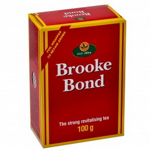 4605922000891 — Чай черный байховый "Brooke Bond" смесь мелколистового и гранулированного чая, 100г