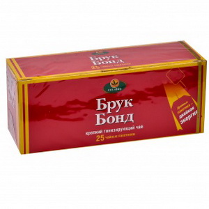4605922001119 — Чай черный байховый Brooke bond. 25 пакетиков