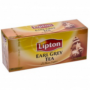 4605922003854 - Чай "Lipton" Earl Grey Tea, 25 пакетиков 