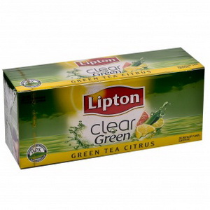 4605922003922 — Чай зеленый "Lipton" Green Tea Citrus, 25 пакетиков 