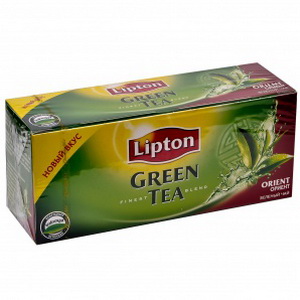 4605922003946 — "Lipton" зеленый чай, 25 пакетиков