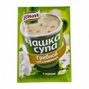 4605922004127 — Суп кнорр кружка грибным. с лапш. 11г