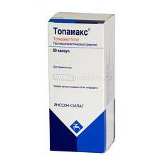 4605949001581 — Топамакс, капсулы 50Мг 60 шт