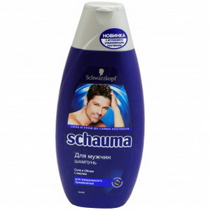 4605966003063 — Шампунь для мужчин для ежедневного использования "Schauma" С хмелем, сила и объем, "Schwarzkopf", 380мл