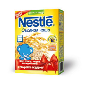 4606272002023 — Каша "nestle" овсяная безмолочная 200г