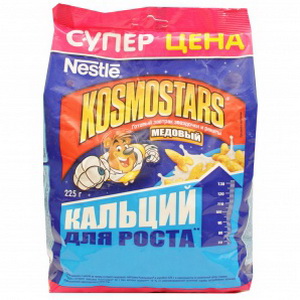 4606272024056 —  Готовый завтрак"NESTLE Kosmostars" мед.225г