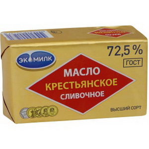 4606419001971 — Масло крестьянское, сливочное, 180 г 