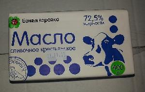4606419002794 — Масло сливочное "коровка" 72,5%