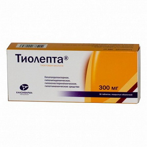 4606486000853 — Тиолепта, таблетки 300мг 30шт