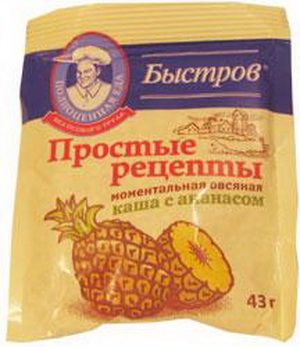 4606868429951 — КАША МОМЕНТАЛЬНОГО ПРИГОТОВЛЕНИЯ "ПРОСТЫЕ РЕЦЕПТЫ" ОВСЯНАЯ С АНАНАСОМ