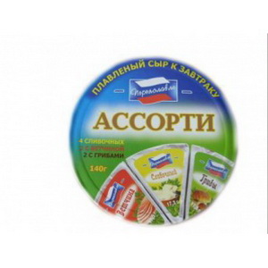 4607001001638 — Сыр плавленный "Переяславль"  Ассорти (сегментированный) 140г