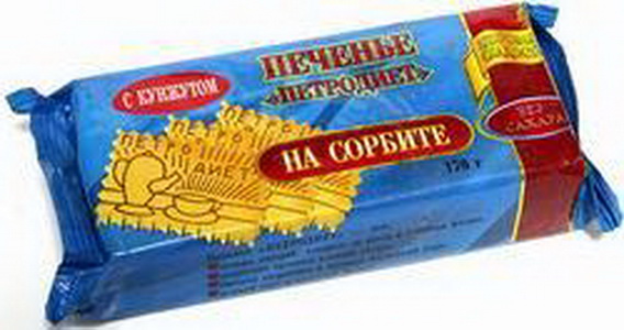 4607002753154 — Печенье "Петродиет" на сорбите с кунжутом, 170 г