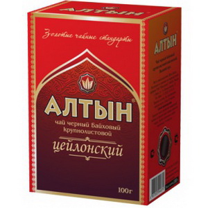 4607003044374 — Чай "Алтын" Цейлонский черный 100 г
