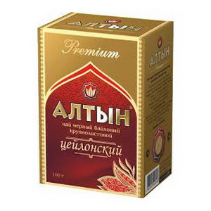 4607003044398 — Чай "Алтын" Премиум цейлонский черный 100 г