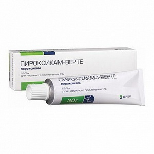 4607003241674 — Пироксикам, гель для наружного применения 1% 50г