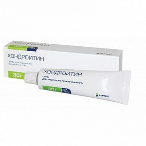 4607003242565 — Хондроитин, гель 5% 30г