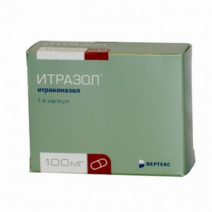 4607003242664 — Итразол, капсулы 100мг 14шт