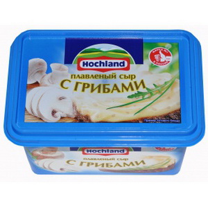 4607004890192 — Сыр плавленный "Hochland" с грибами, 400 г. 