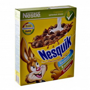 4607006370098 — Готовый шоколадный завтрак "Nesquik", 250 г 