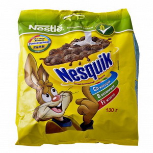 4607006370494 — Готовый шоколадный завтрак "Nesquik" 130 г.