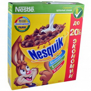 4607006370951 — Готовый шоколадный завтрак Nestle Nesquik 500 г