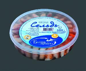 4607006642423 — ПРЕСЕРВ СЕЛЬДИ ФИЛЕ В МАСЛЕ 300 г. БАЛТИК ПРОДУКТ