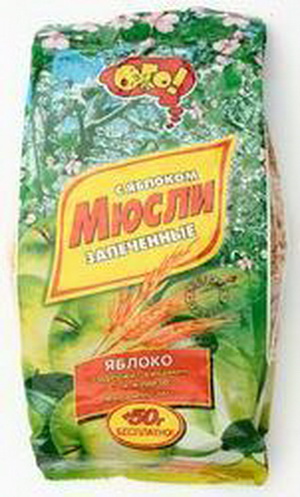 4607010190712 — Мюсли запеченные с яблоком, 300 г 