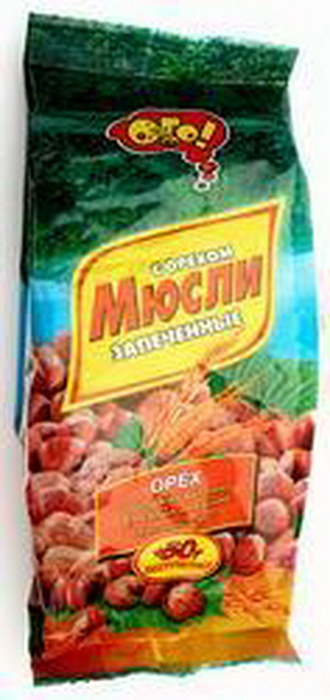 4607010190729 — Мюсли запеченные с орехом, 300 г
