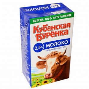 4607012930071 — Молоко "тимашевское" стерилизованное 2,5%