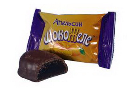 4607013350236 — Конфеты "ШокоЖеле" апельсин (флоу-пак)
