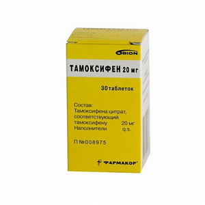 4607027762582 — Тамоксифен, таблетки 20мг 30шт