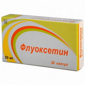 4607027763220 — Флуоксетин, капсулы 20мг 20шт