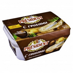 4607037120853 — Сыр президент грибы 400г