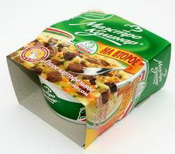 4607041063634 — Гарнир "маэстро кулинар" пюре картофельное с мясом