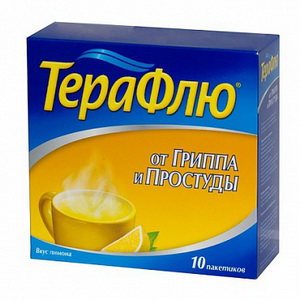 4607045192248 - Терафлю, порошок(лимон) 11,5г 10шт