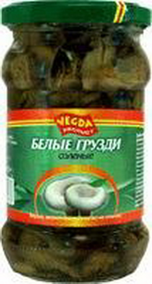 4607045600736 — Белые грузди соленые "Vegda Product", 310 г