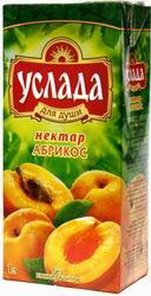 4607048530528 — Нектар "Услада" абрикосовый, 1 л