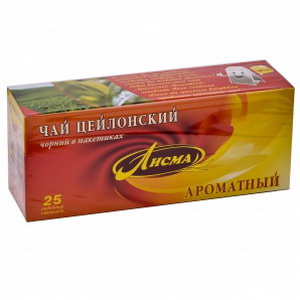 4607051150225 — Чай черный байховый "лисма-ароматный" цейлонский 1 сорт